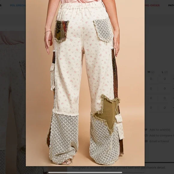 POL Artistic Patchwork Flare Jeans - Picture 5 of 9